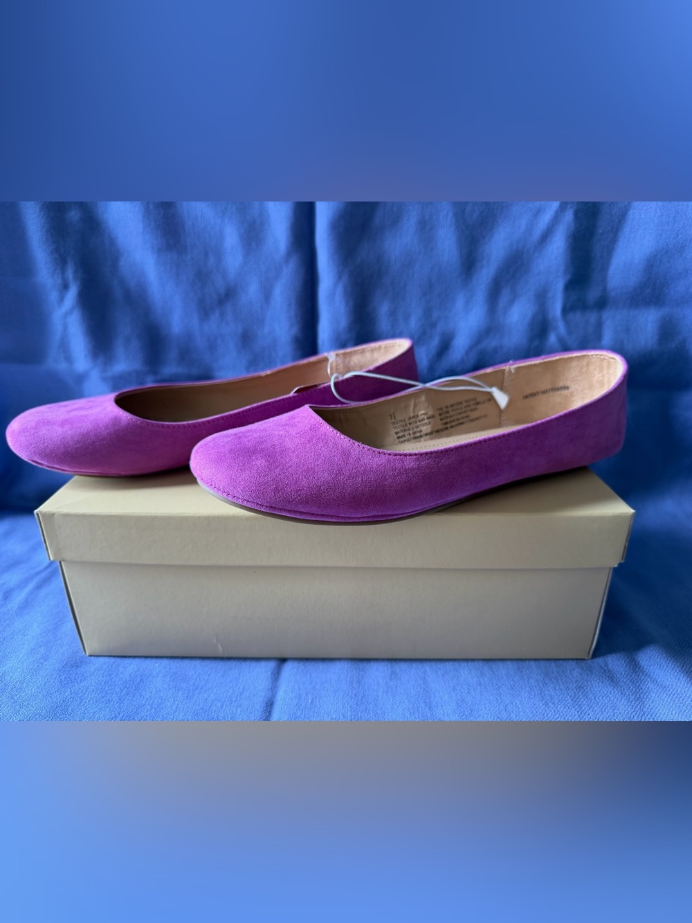 Mossimo Supply Co Women's Orchid Suede-like Ballet Flats
